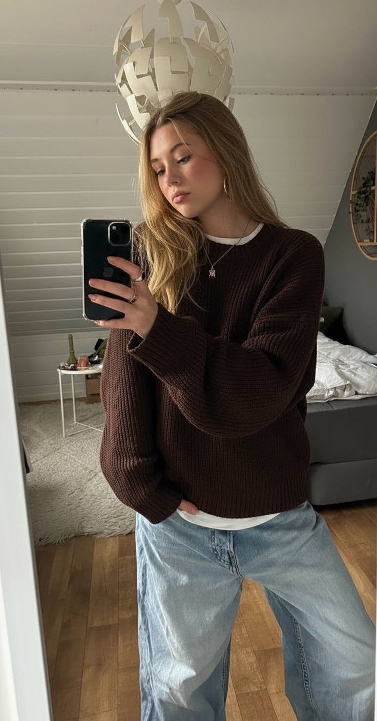 Basic knit pullover