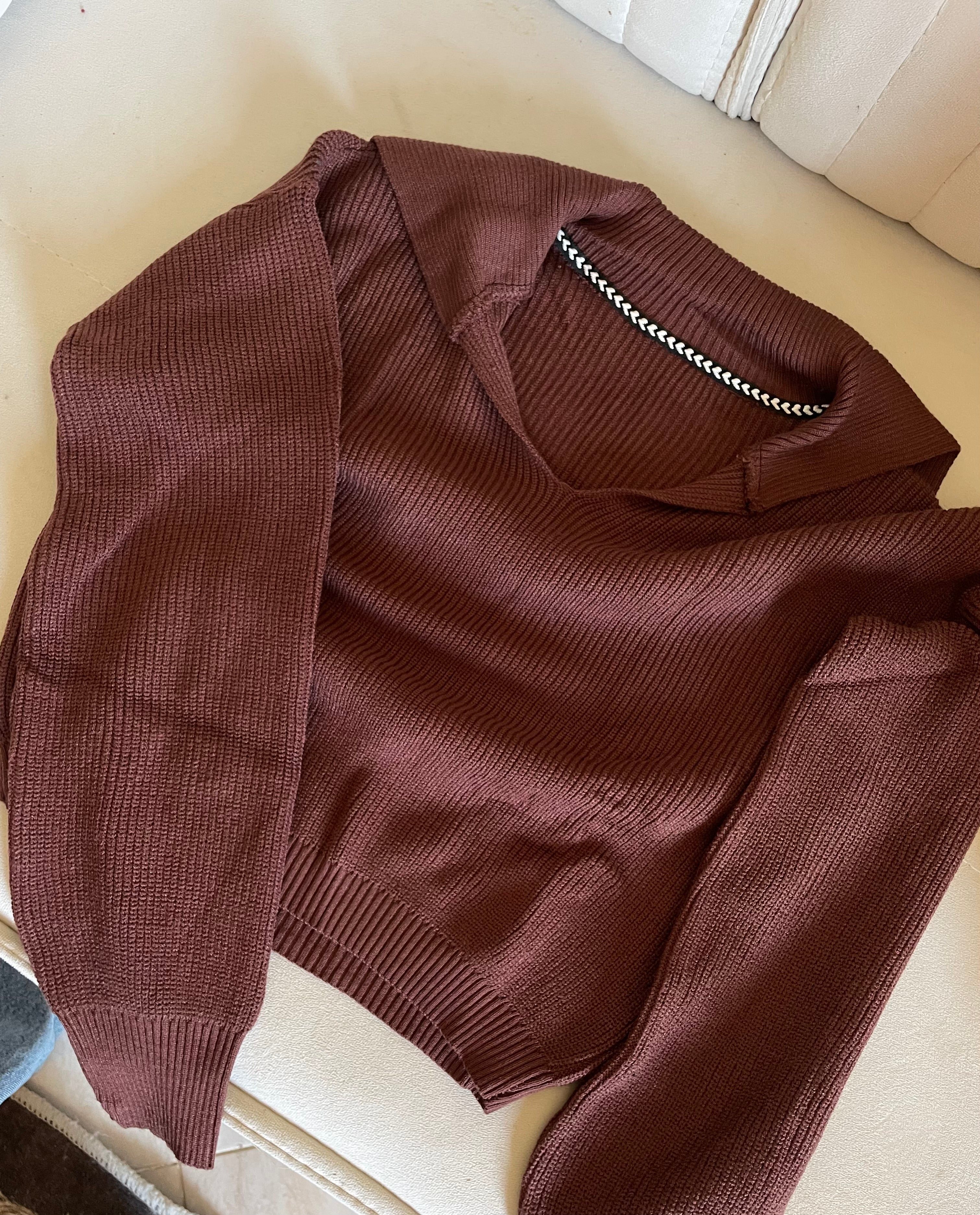 Cropped pullover