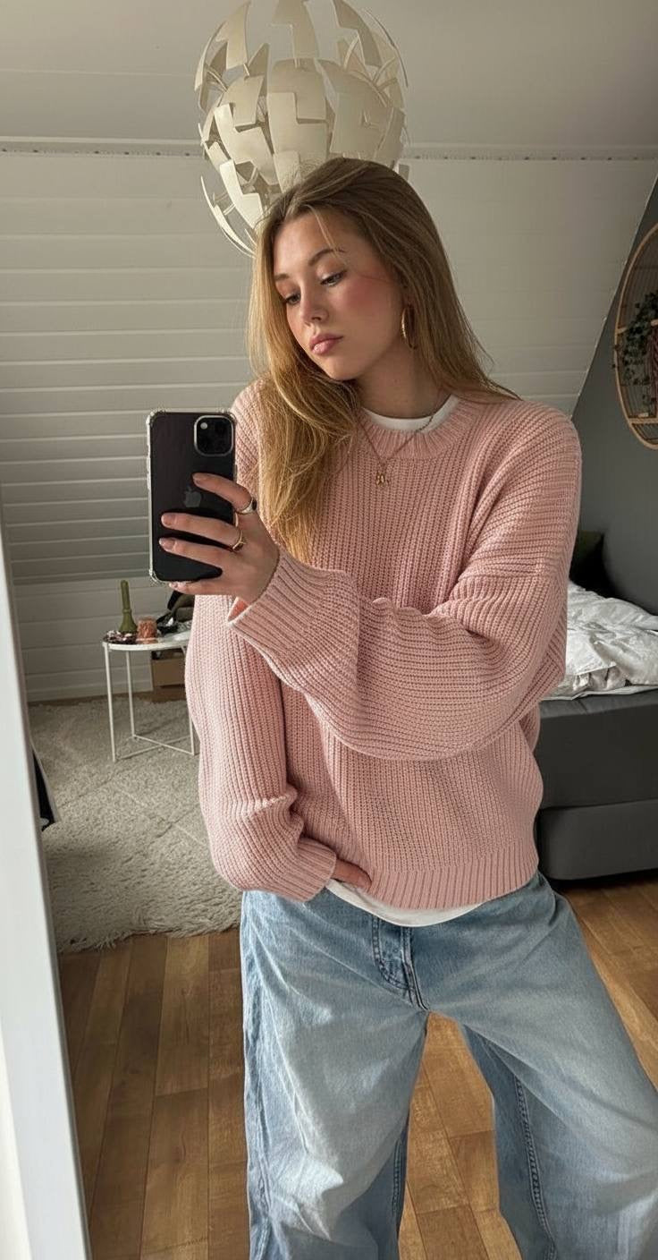 Basic knit pullover