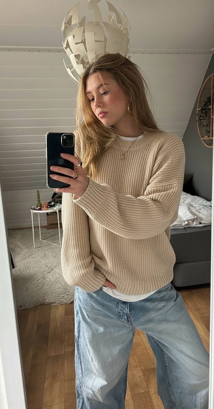 Basic knit pullover