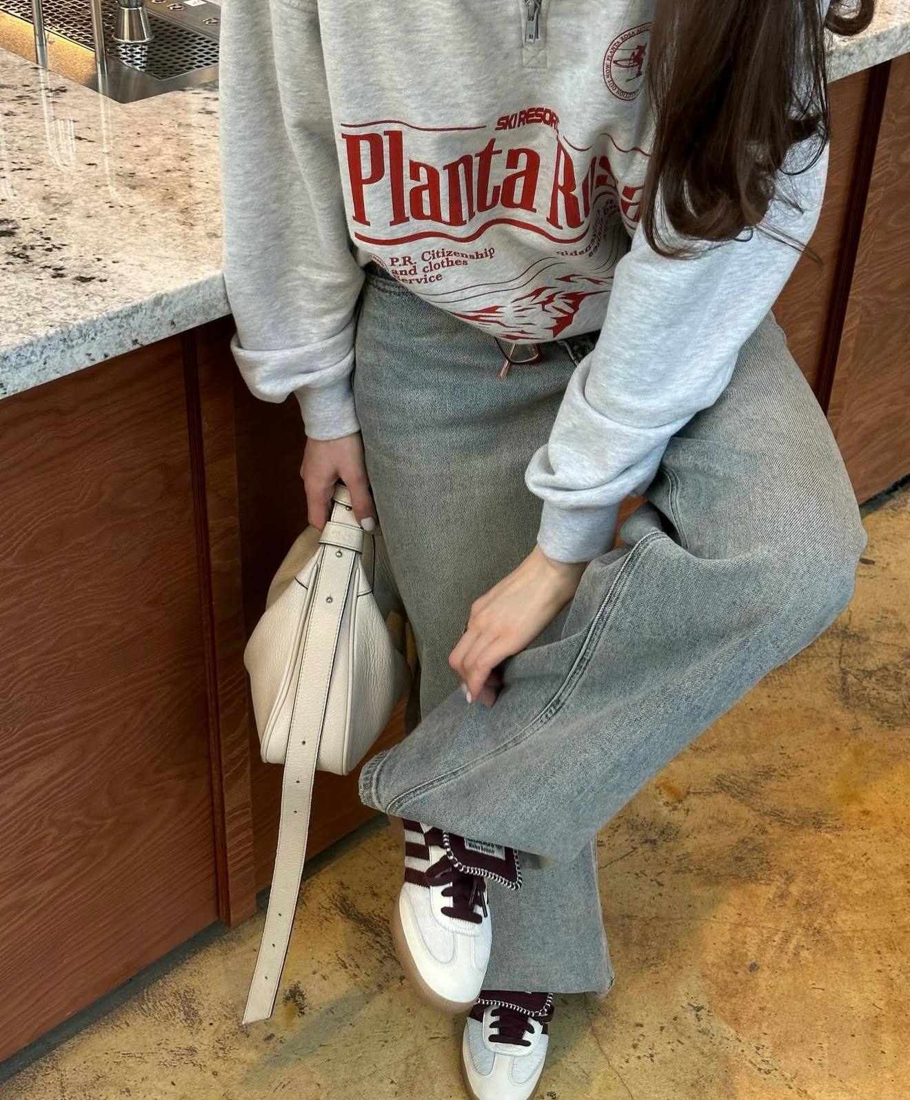 Planta rosa sweatshirt